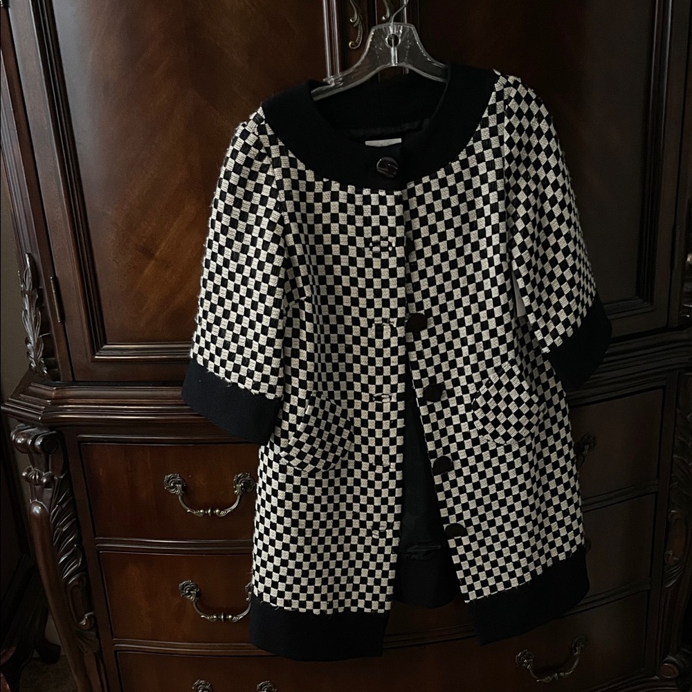 Tibi Monochrome Elegant Coat